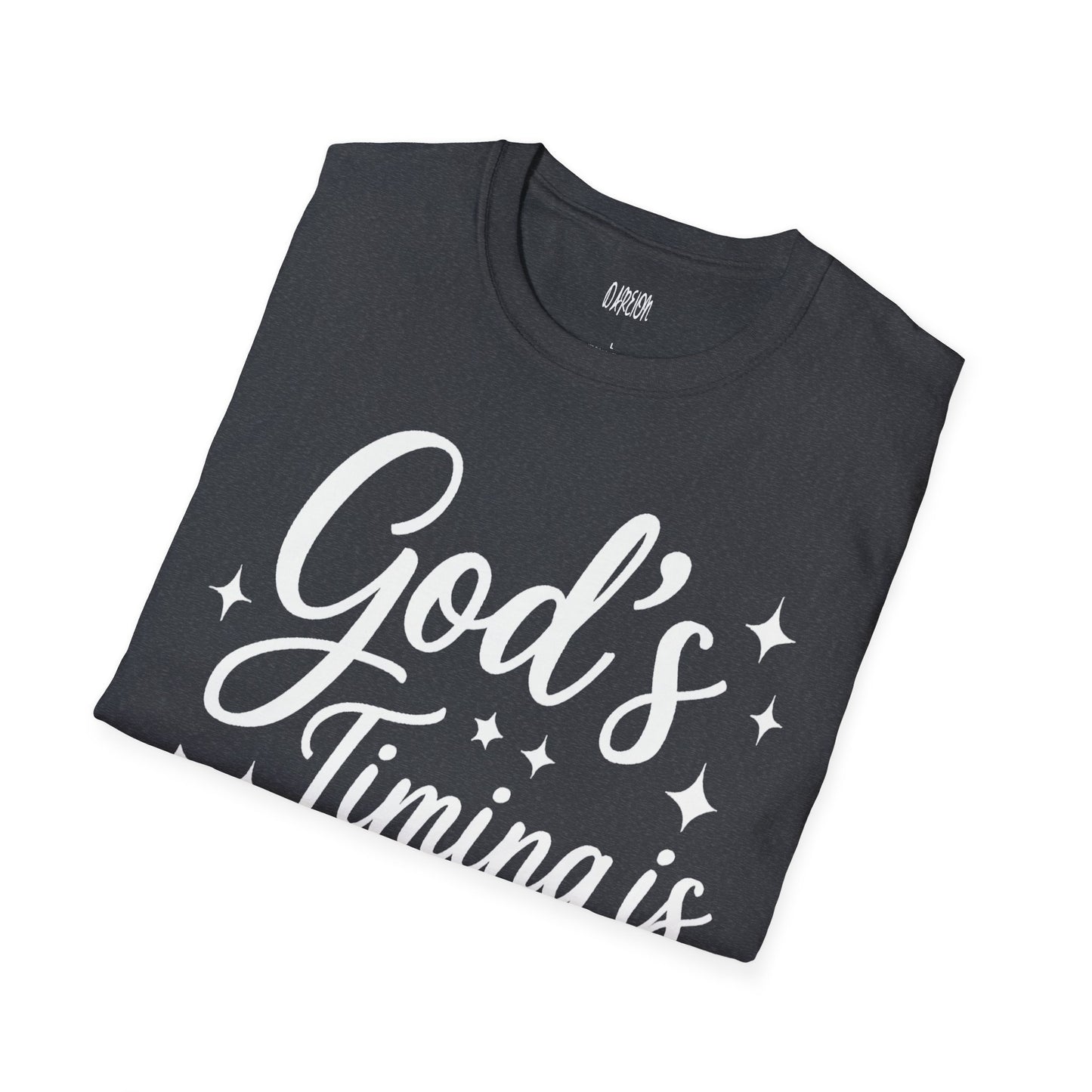 God’s Timing Is Perfect Tee | Inspirational Christian Faith Shirt for Men & Women