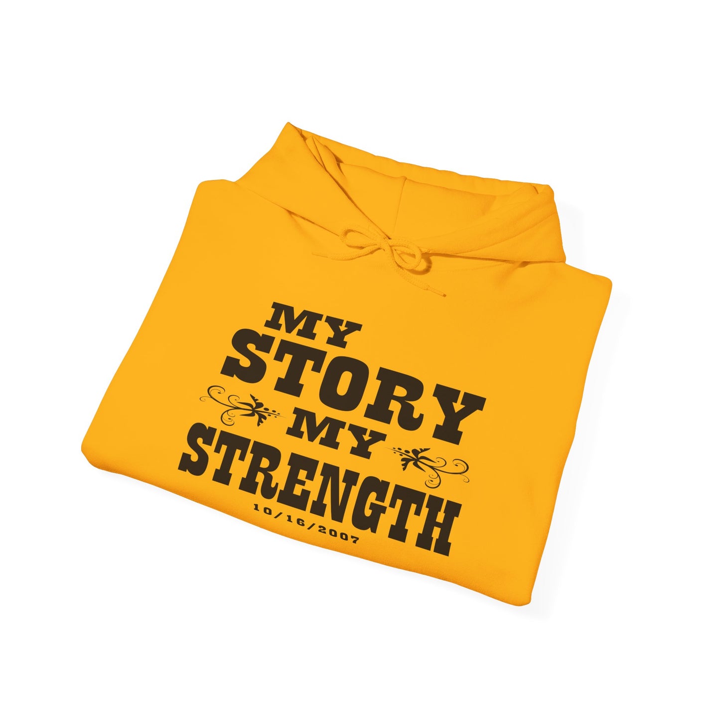 Personalized 'My Story, My Strength' Hoodie - Customizable Empowerment Apparel