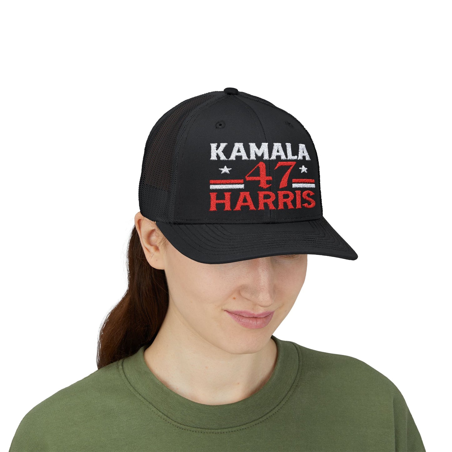 Kamala 47 Harris Snapback Trucker Cap