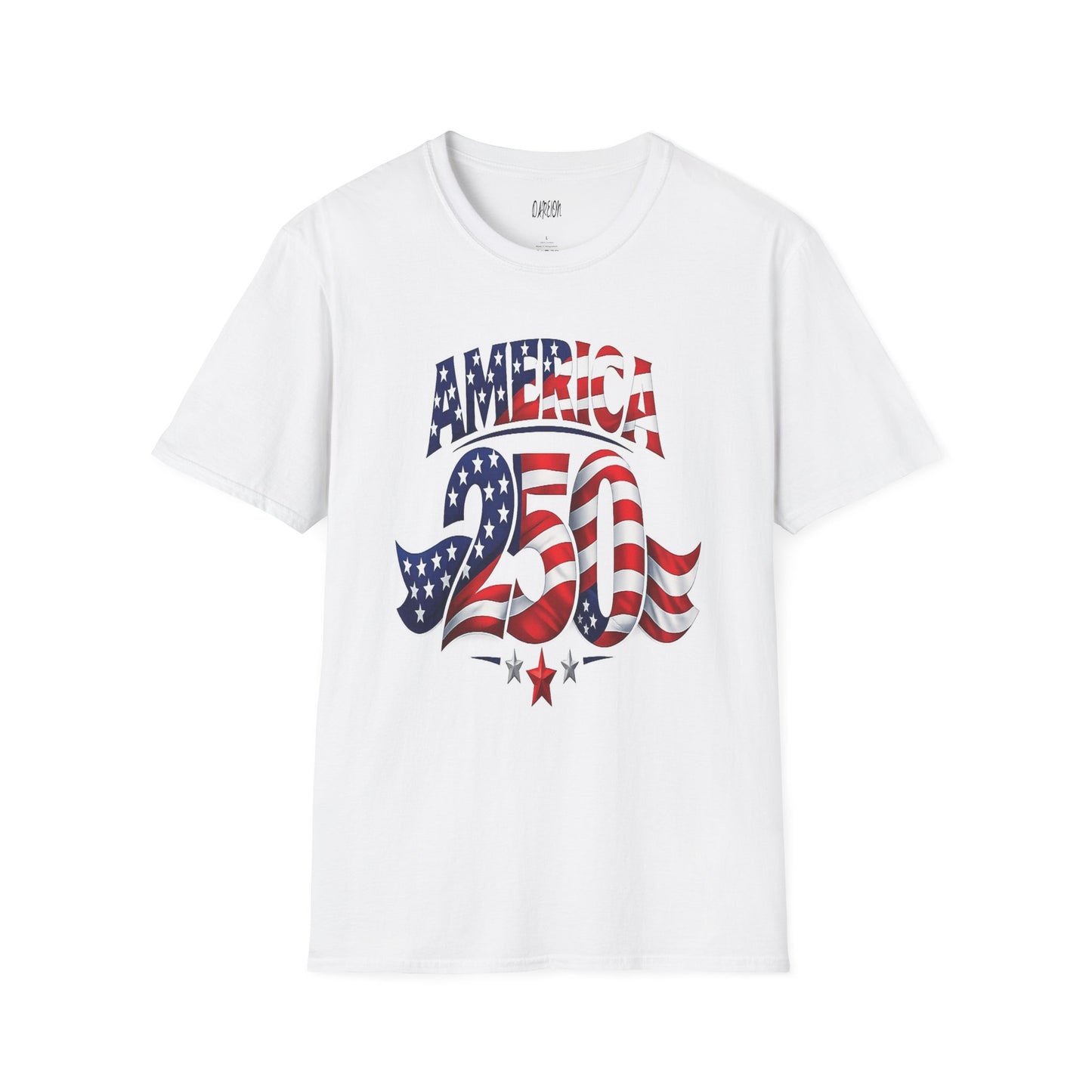 America 250 Flag Graphic T-Shirt — Patriotic 4th of July Tee