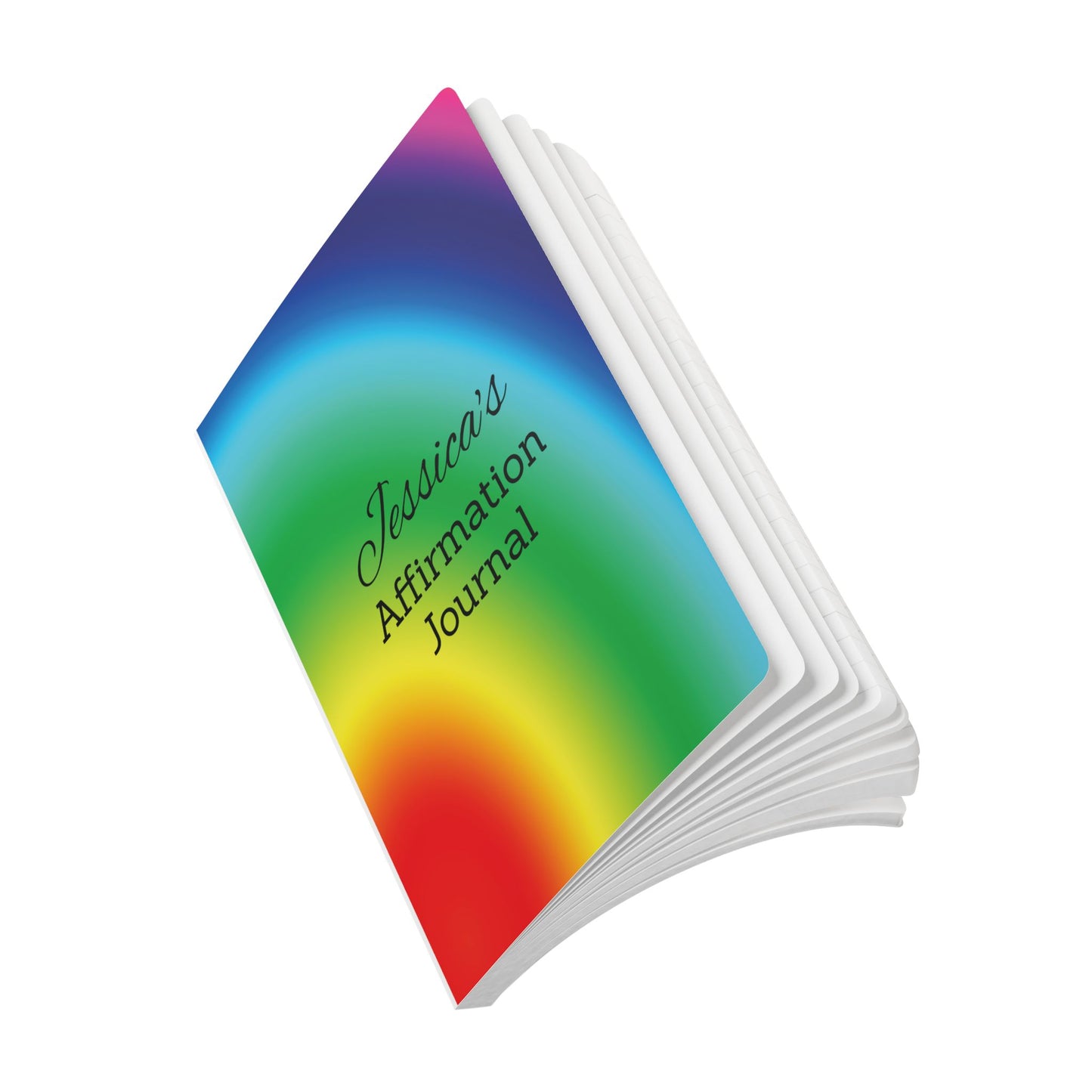 Customized Softcover Journal with Affirmations Inside