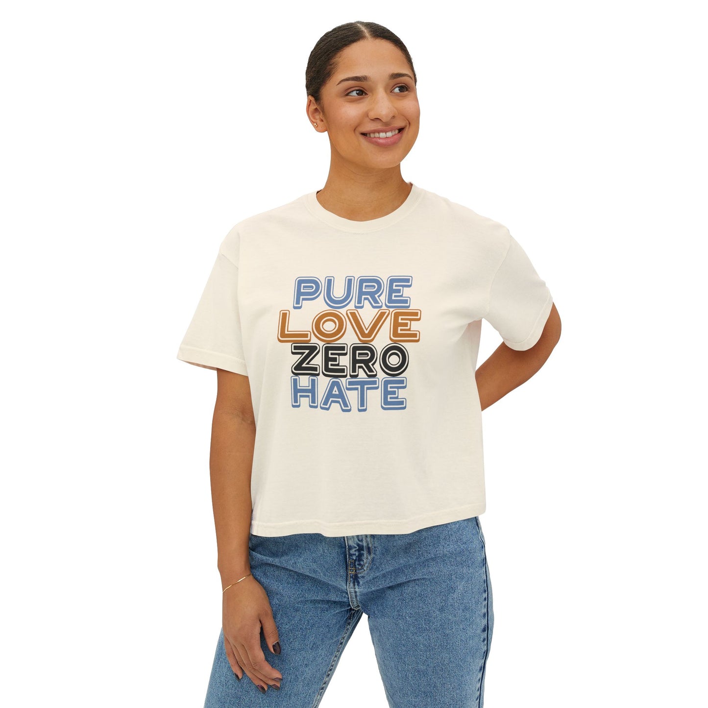 Pure Love Zero Hate Boxy T-Shirt