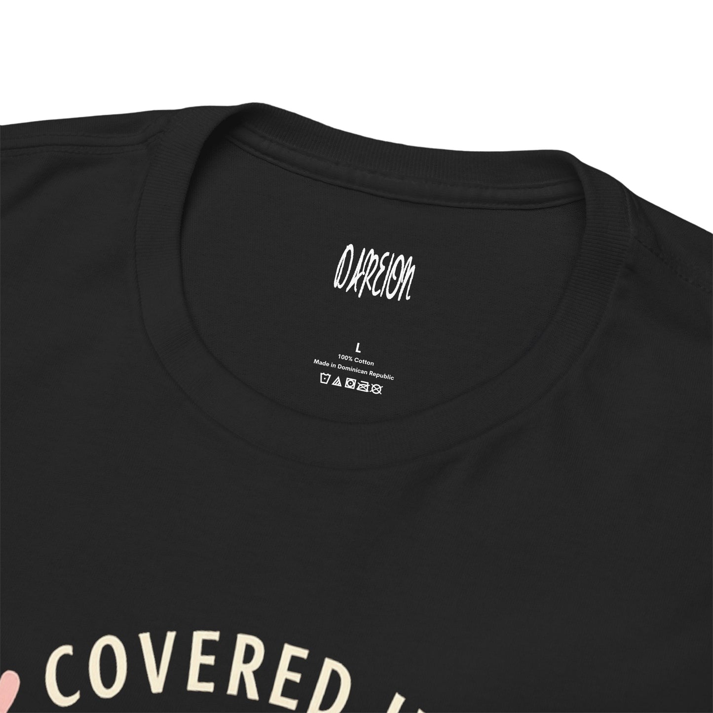 Covered in Grace Daily Christian T-Shirt | Faith-Based Inspirational Graphic Tee for Women