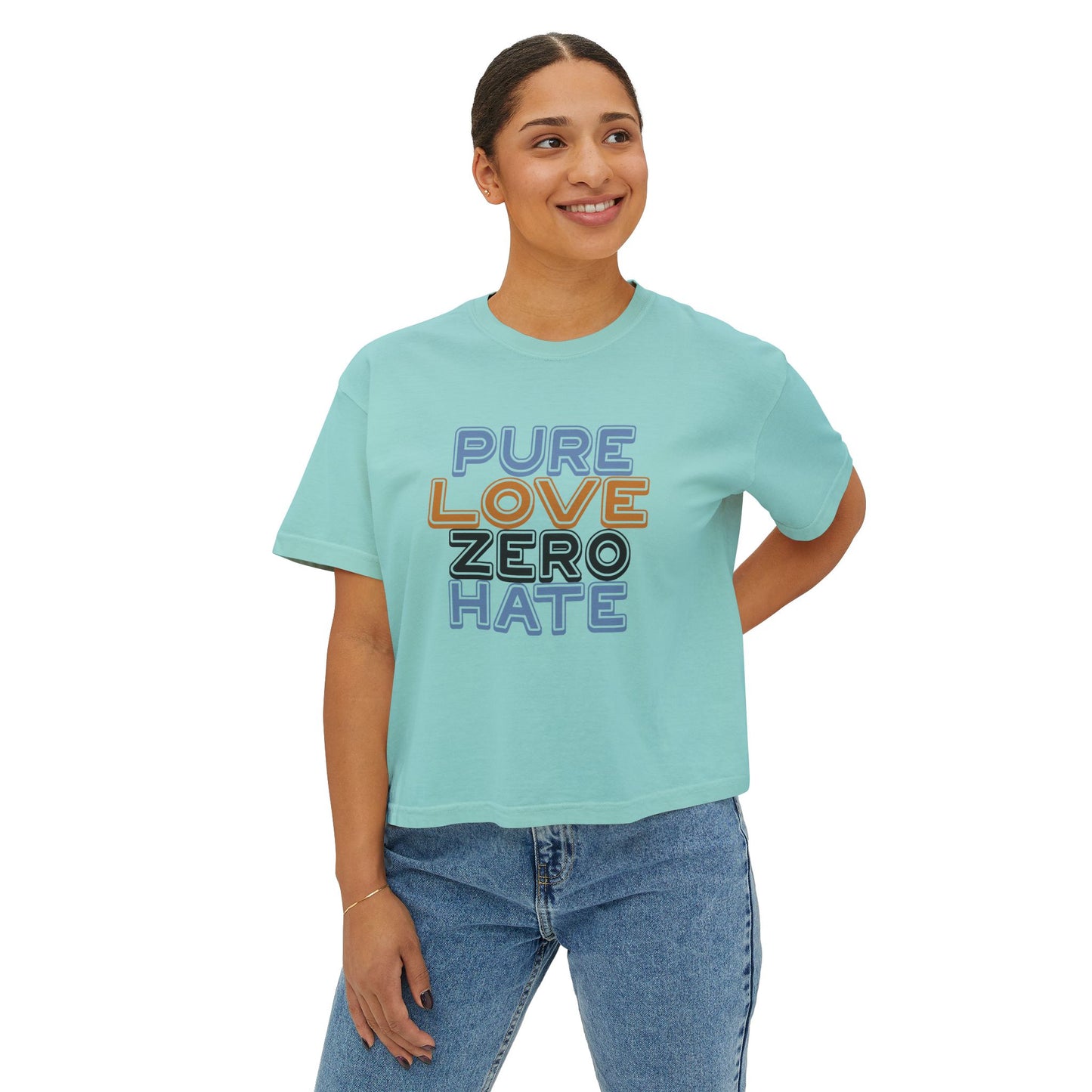 Pure Love Zero Hate Boxy T-Shirt