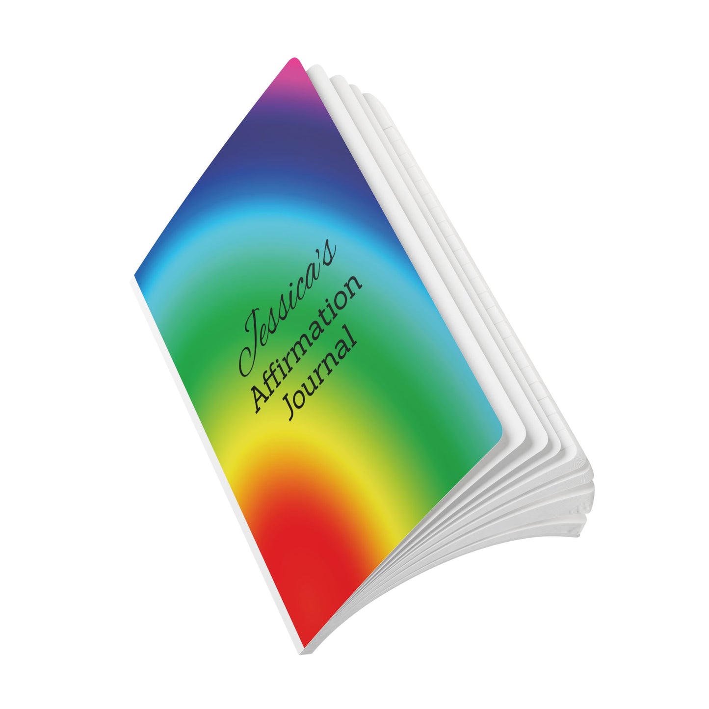 Customized Softcover Journal with Affirmations Inside