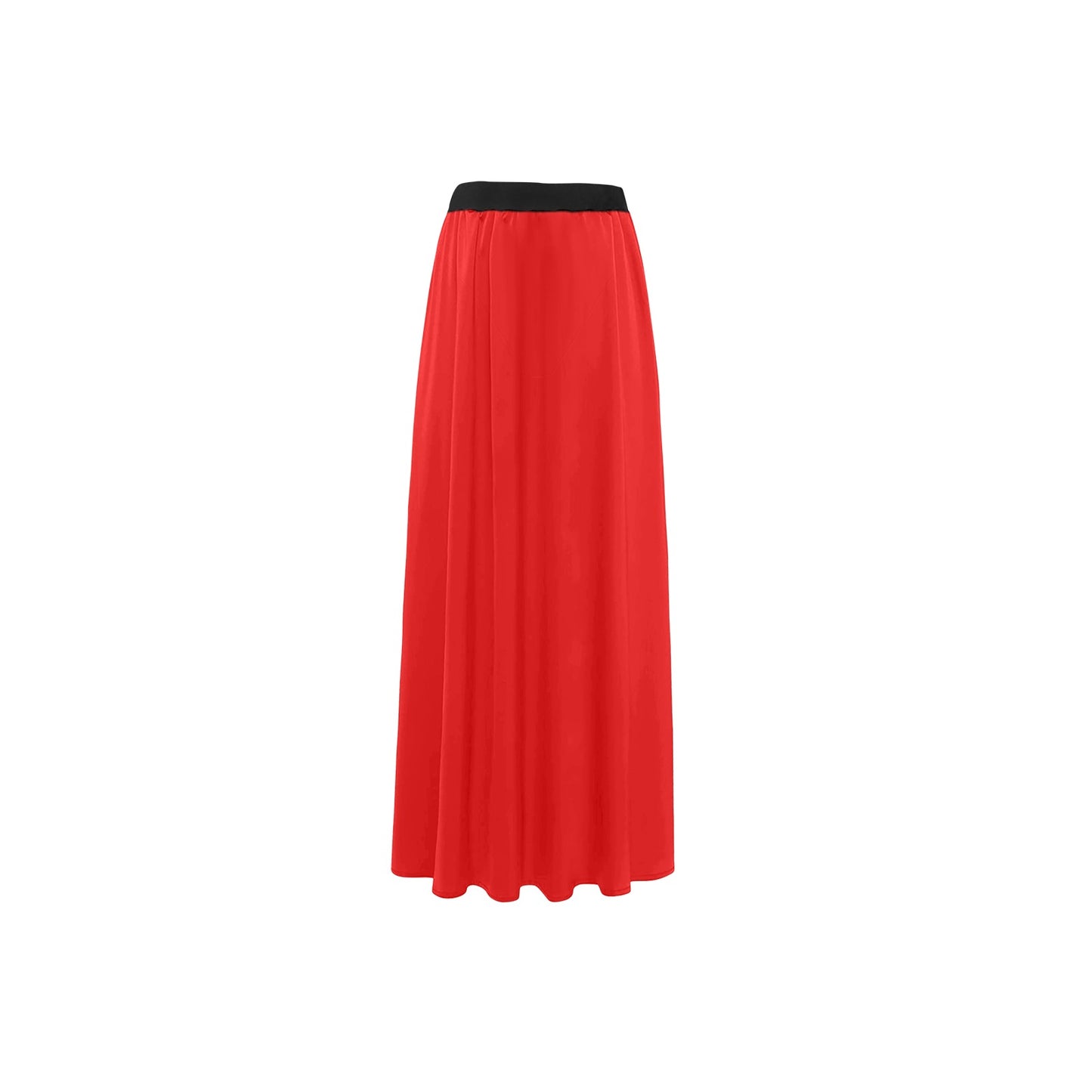 Red Beach Skirt with Slit