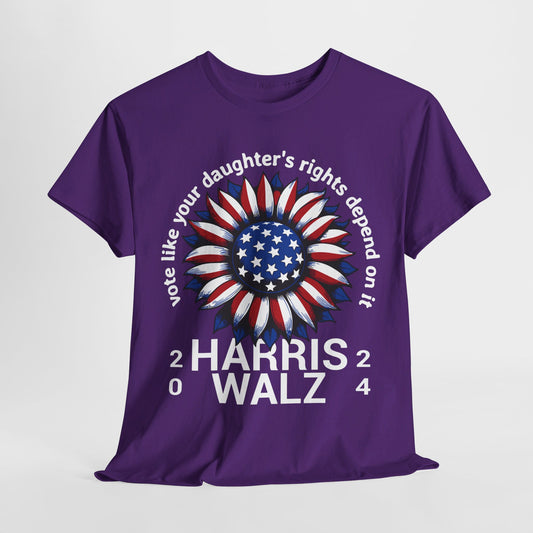 Purple t-shirt for Kamala Harris