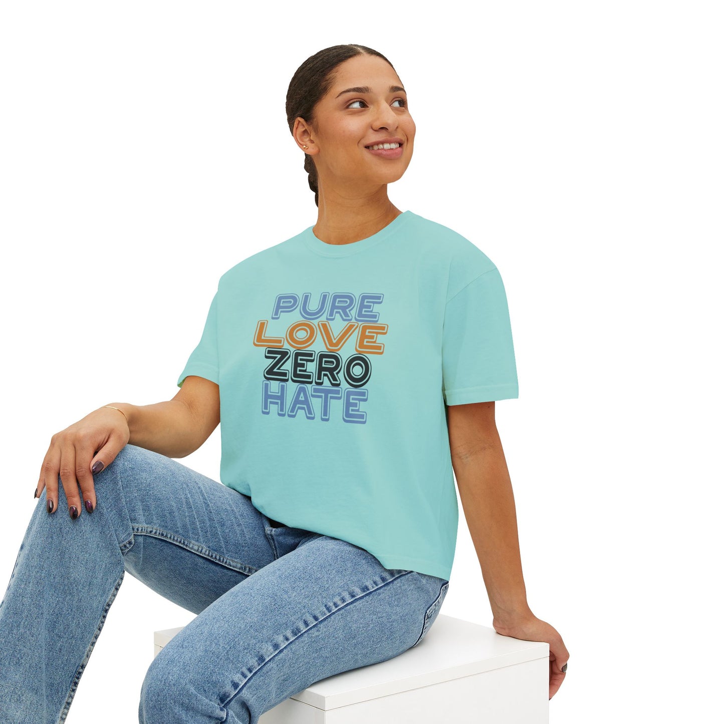 Pure Love Zero Hate Boxy T-Shirt