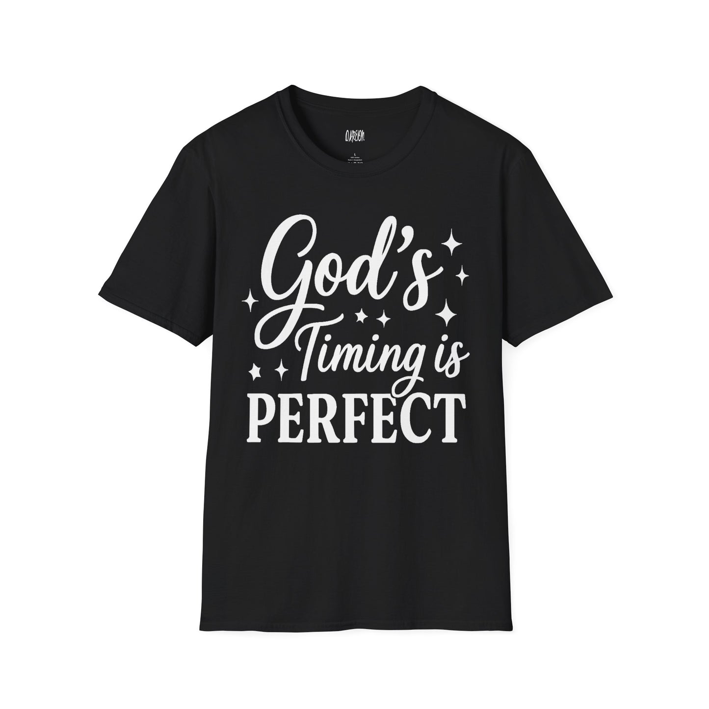 God’s Timing Is Perfect Tee | Inspirational Christian Faith Shirt for Men & Women