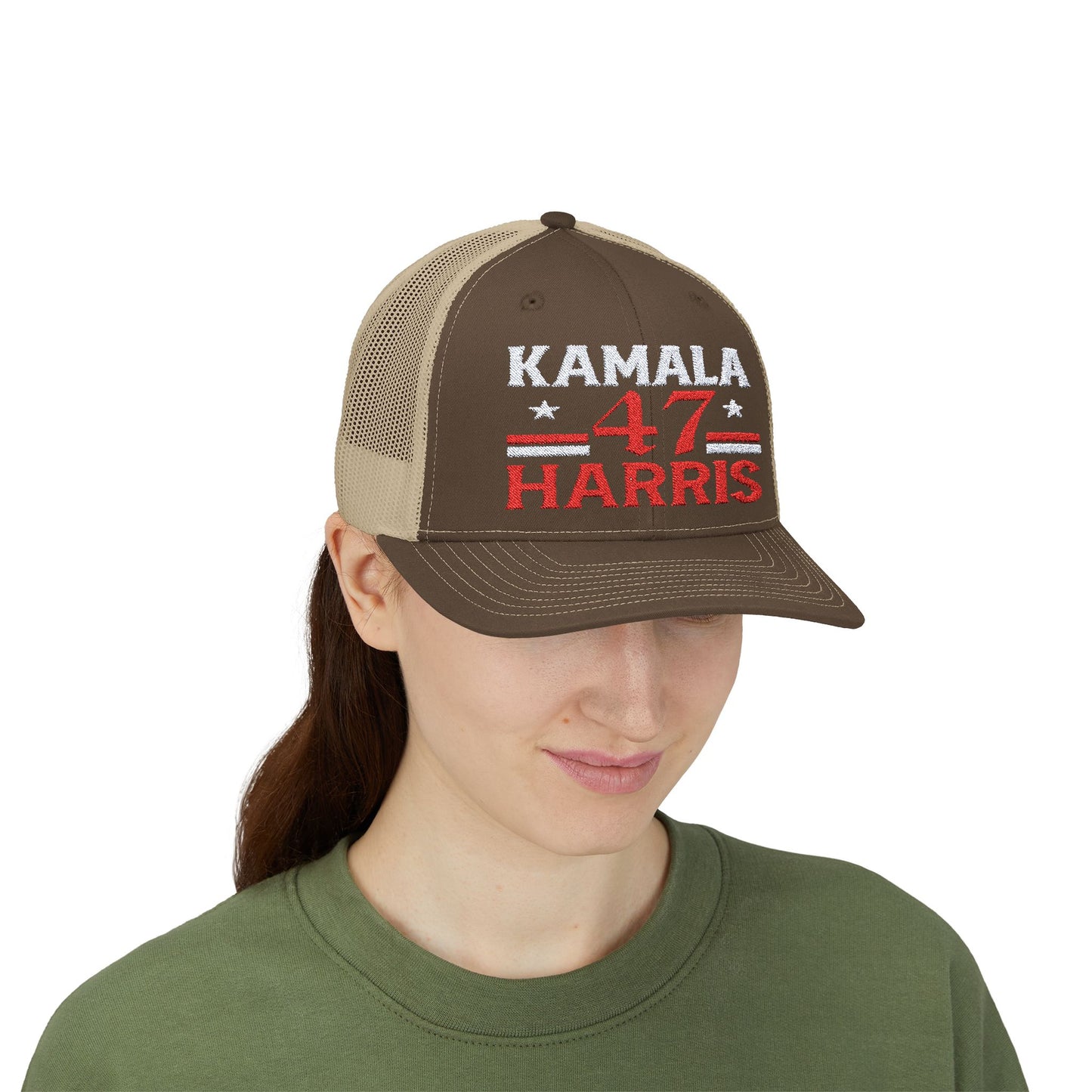 Kamala 47 Harris Snapback Trucker Cap