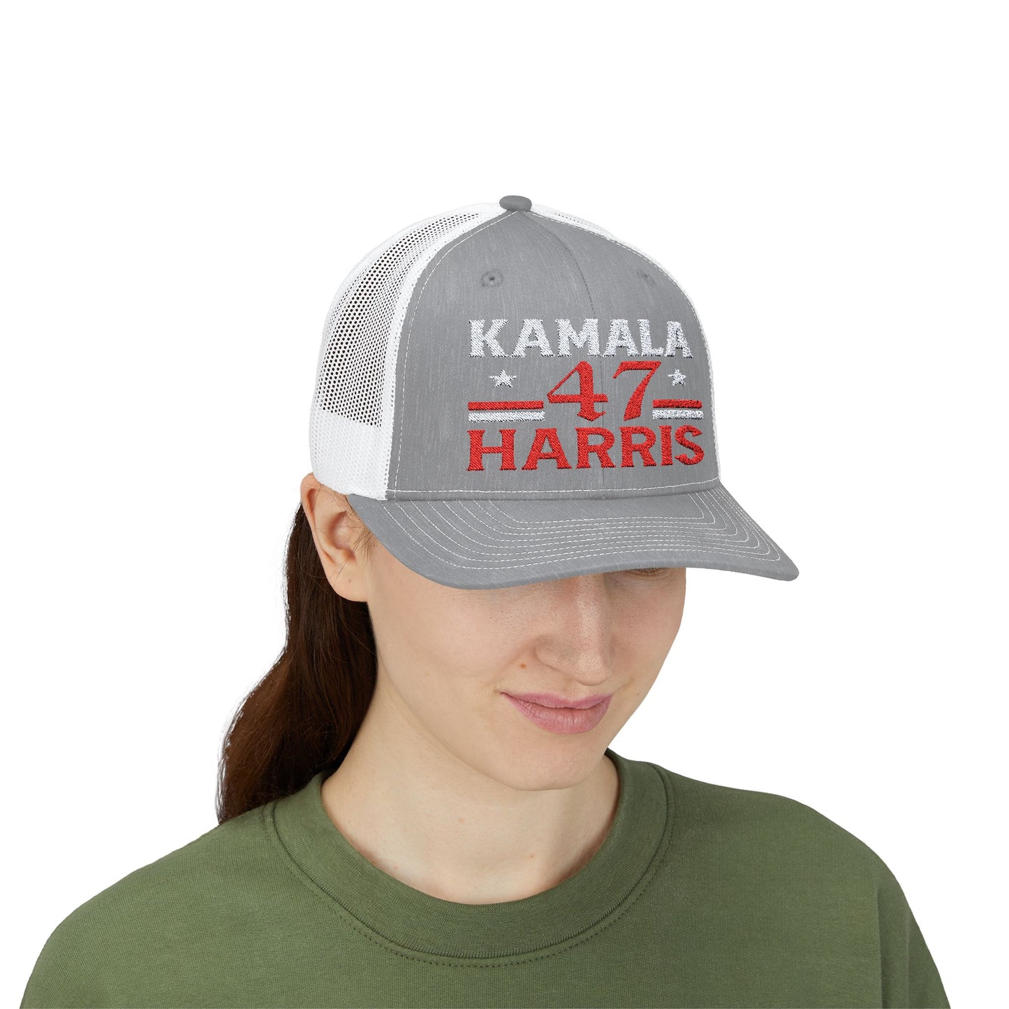 Kamala 47 Harris Snapback Trucker Cap