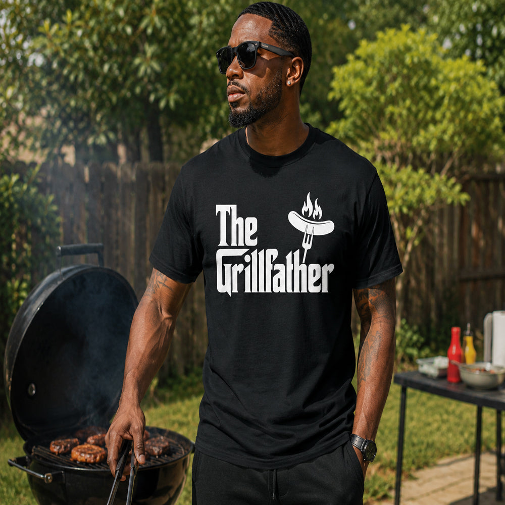 Black Tee The Grill Father