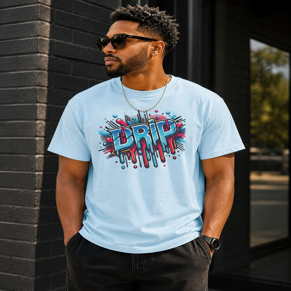Drip Unisex Heavy Cotton T-Shirt - Bold Streetwear Style