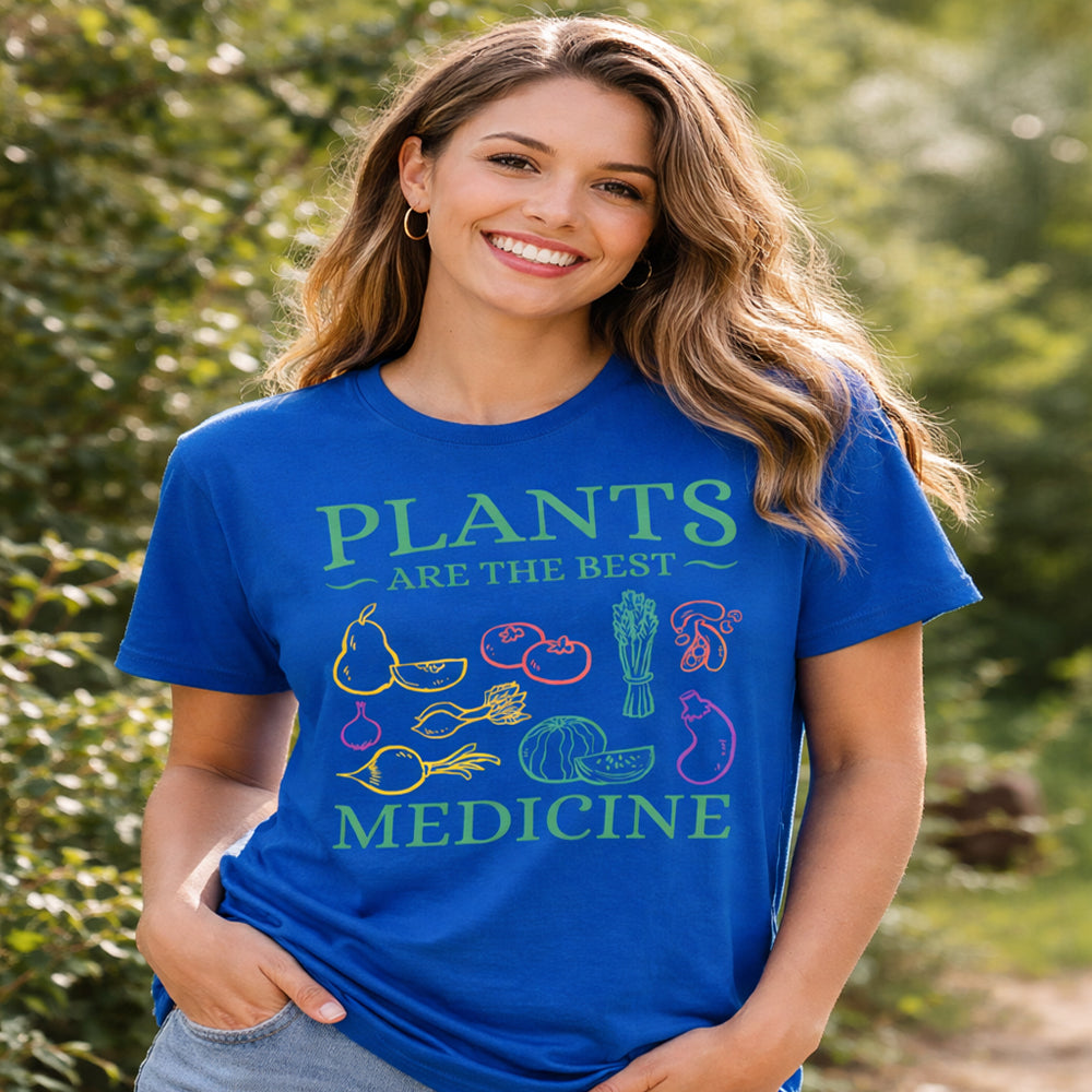 Vegan T-Shirt - Plants are the Best Medicine