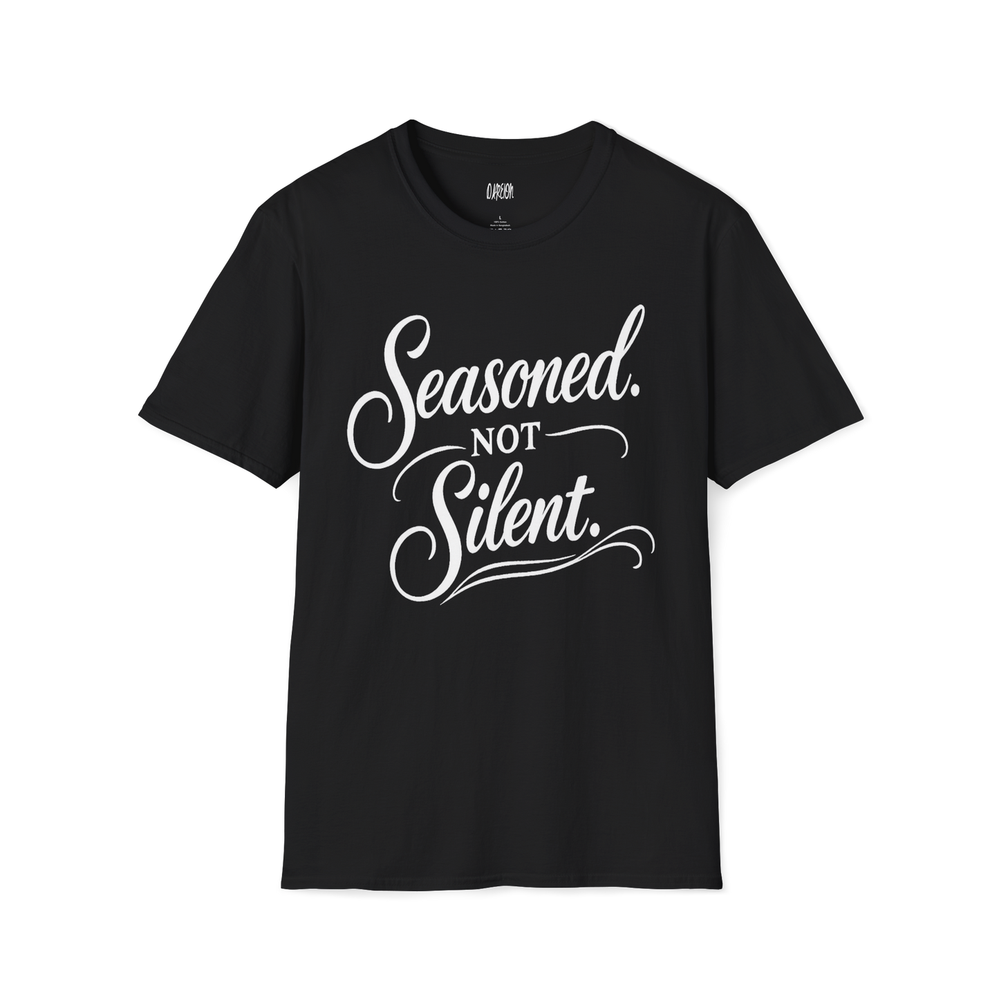 Seasoned Not Silent T-Shirt for Women | Empowering Graphic Tee for Confident Women Over 40