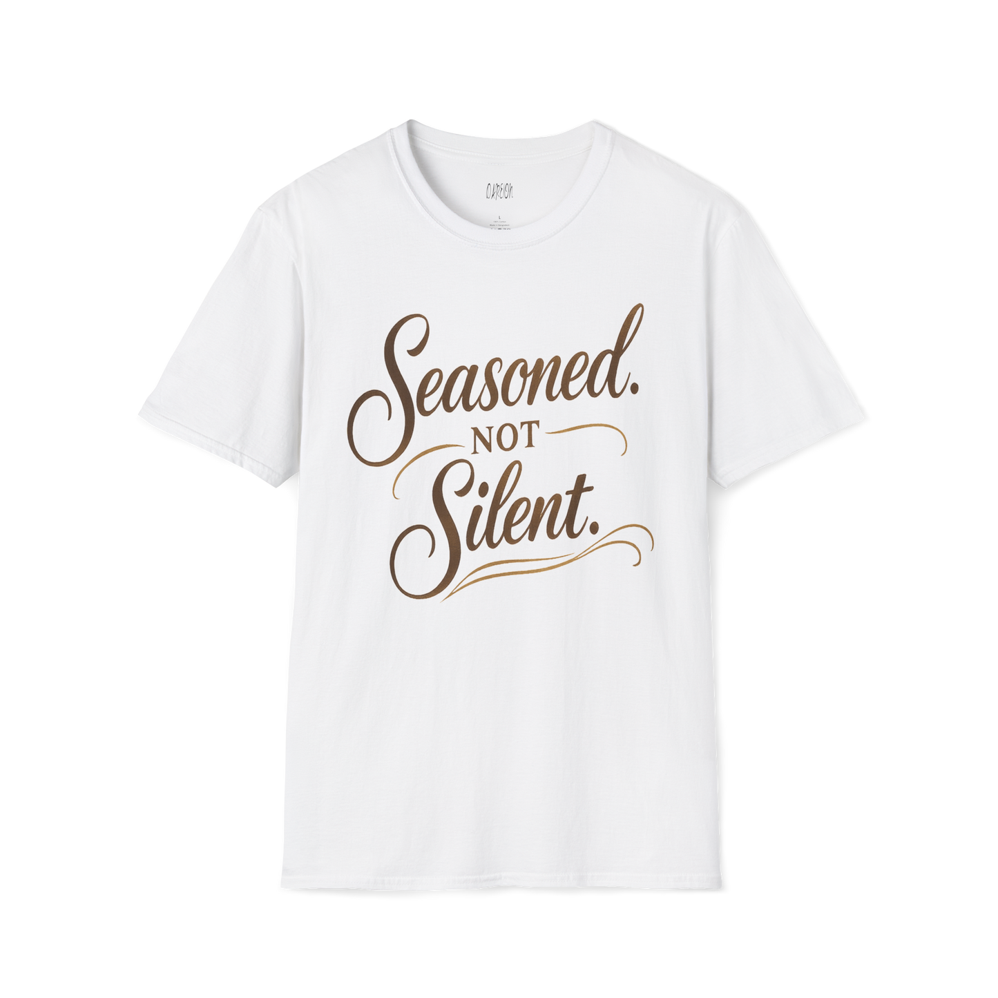 Seasoned Not Silent T-Shirt for Women | Empowering Graphic Tee for Confident Women Over 40