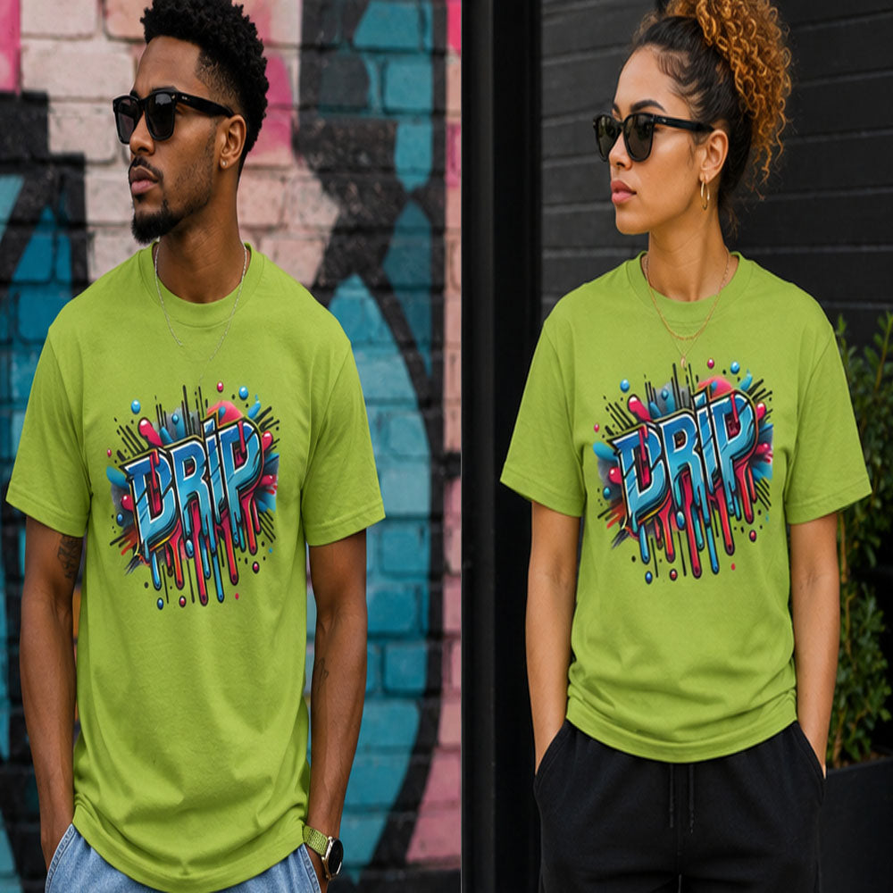 Drip Unisex Heavy Cotton T-Shirt - Bold Streetwear Style