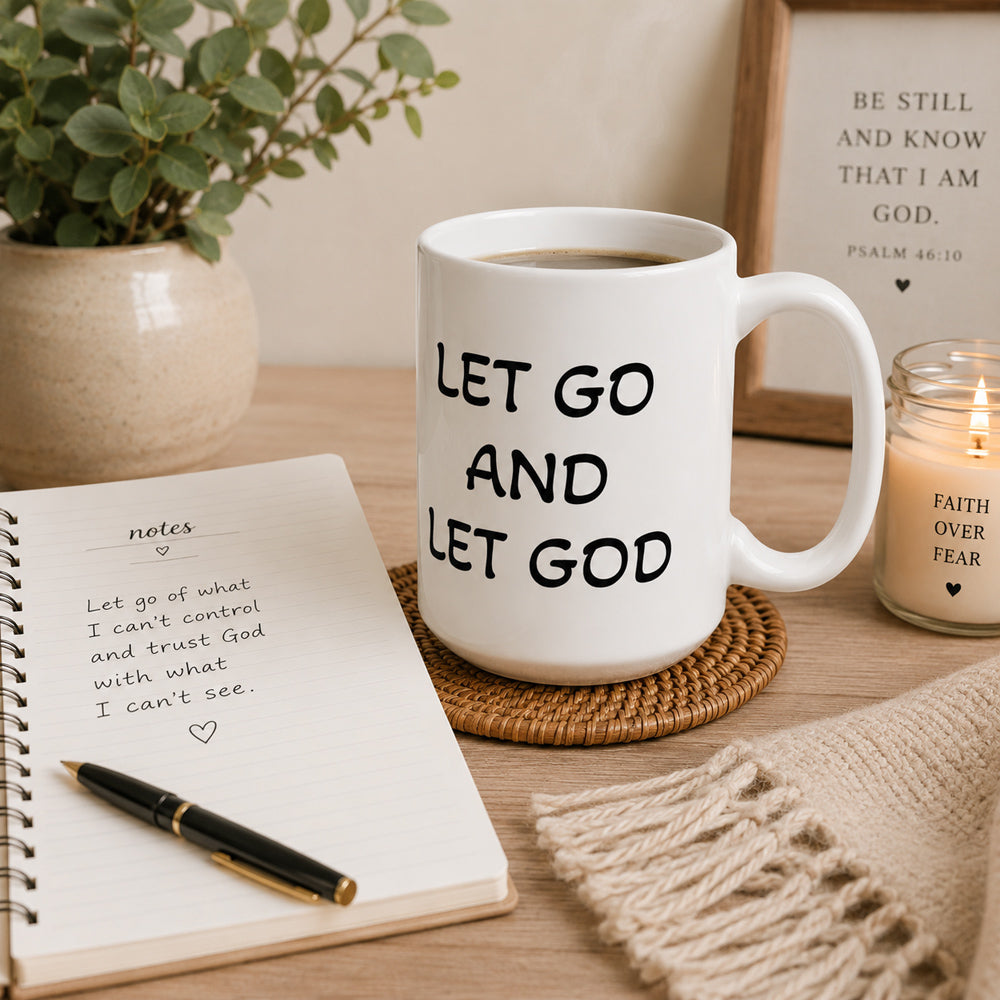 Let Go Let God 15oz Mug