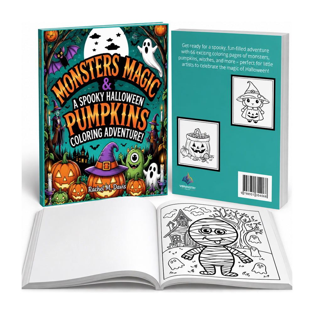 Monsters Magic Halloween Coloring Book