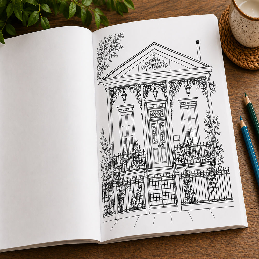 Home Sweet Home Coloring Book