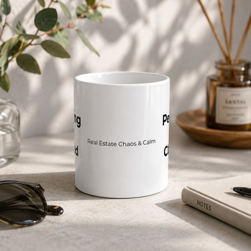 Pending ≠ Closed Mug – Funny Real Estate Coffee Mug for Realtors, Brokers & Agents | RECC Ceramic Mug 11oz 15oz