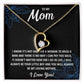 Forever Love Heart Necklace for Mom from Son | Cubic Zirconia Gift for Mother's Day, Birthday or Just Because