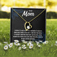 Forever Love Heart Necklace for Mom from Son | Cubic Zirconia Gift for Mother's Day, Birthday or Just Because