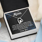 Forever Love Heart Necklace for Mom from Son | Cubic Zirconia Gift for Mother's Day, Birthday or Just Because