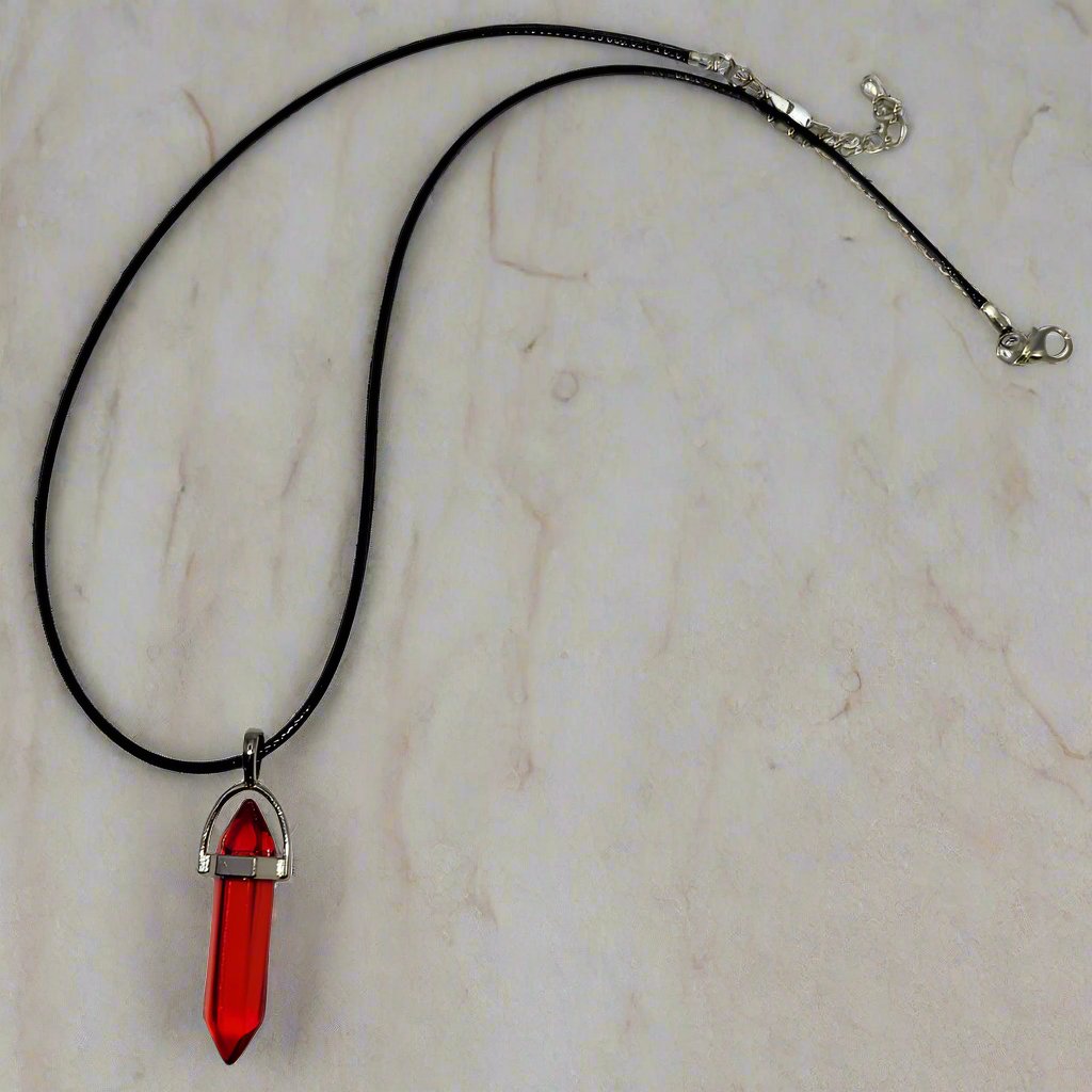 Crystal Pendant Necklaces - Multiple Color Options Available