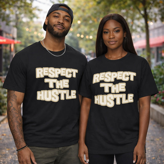 Respect The Hustle Heavy Cotton T-Shirt
