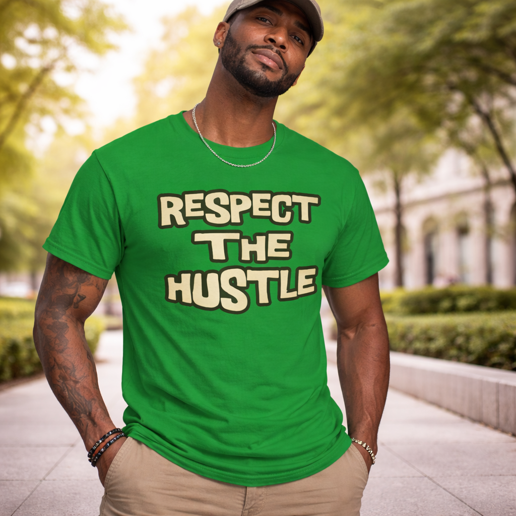 Respect The Hustle Heavy Cotton T-Shirt