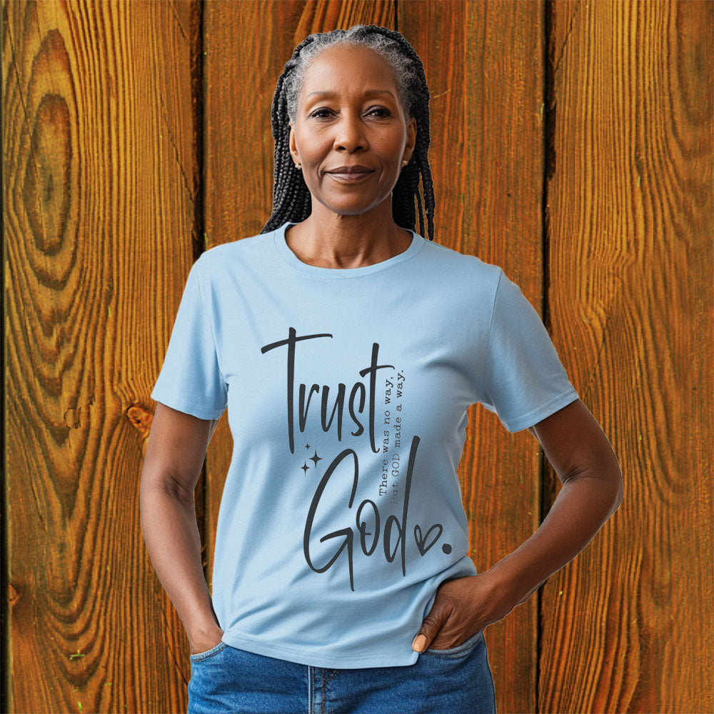 Trust God Unisex T-Shirt | Faith-Based Christian Tee for Men & Women | Inspirational Apparel