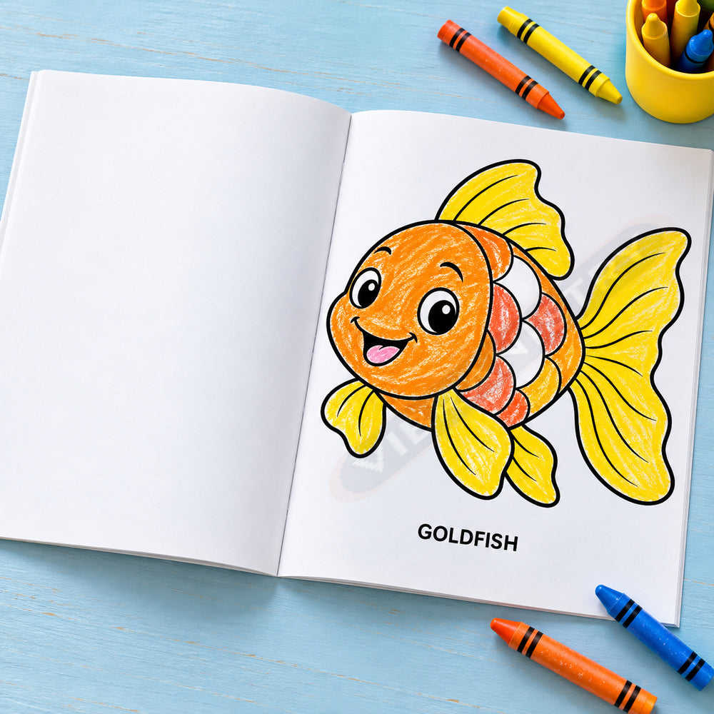 Toddler Animal Coloring Book — Big Pictures for Little Artists