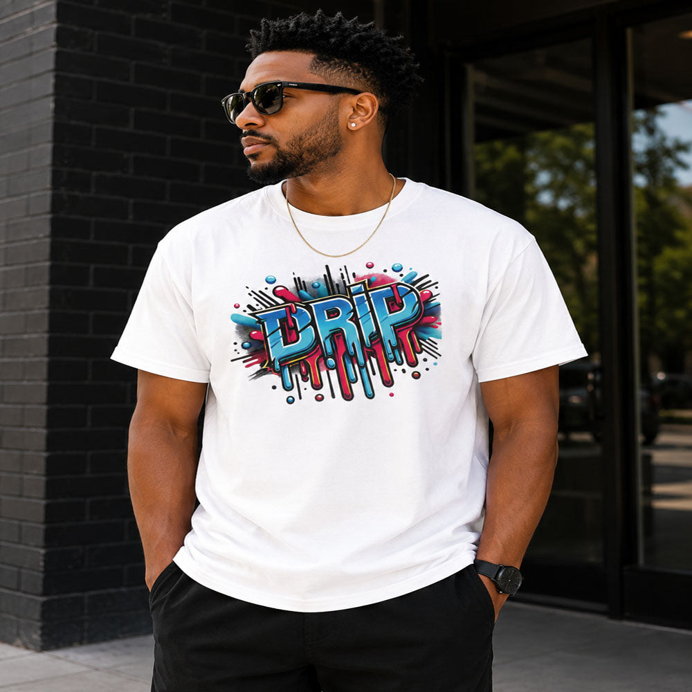 Drip Unisex Heavy Cotton T-Shirt - Bold Streetwear Style