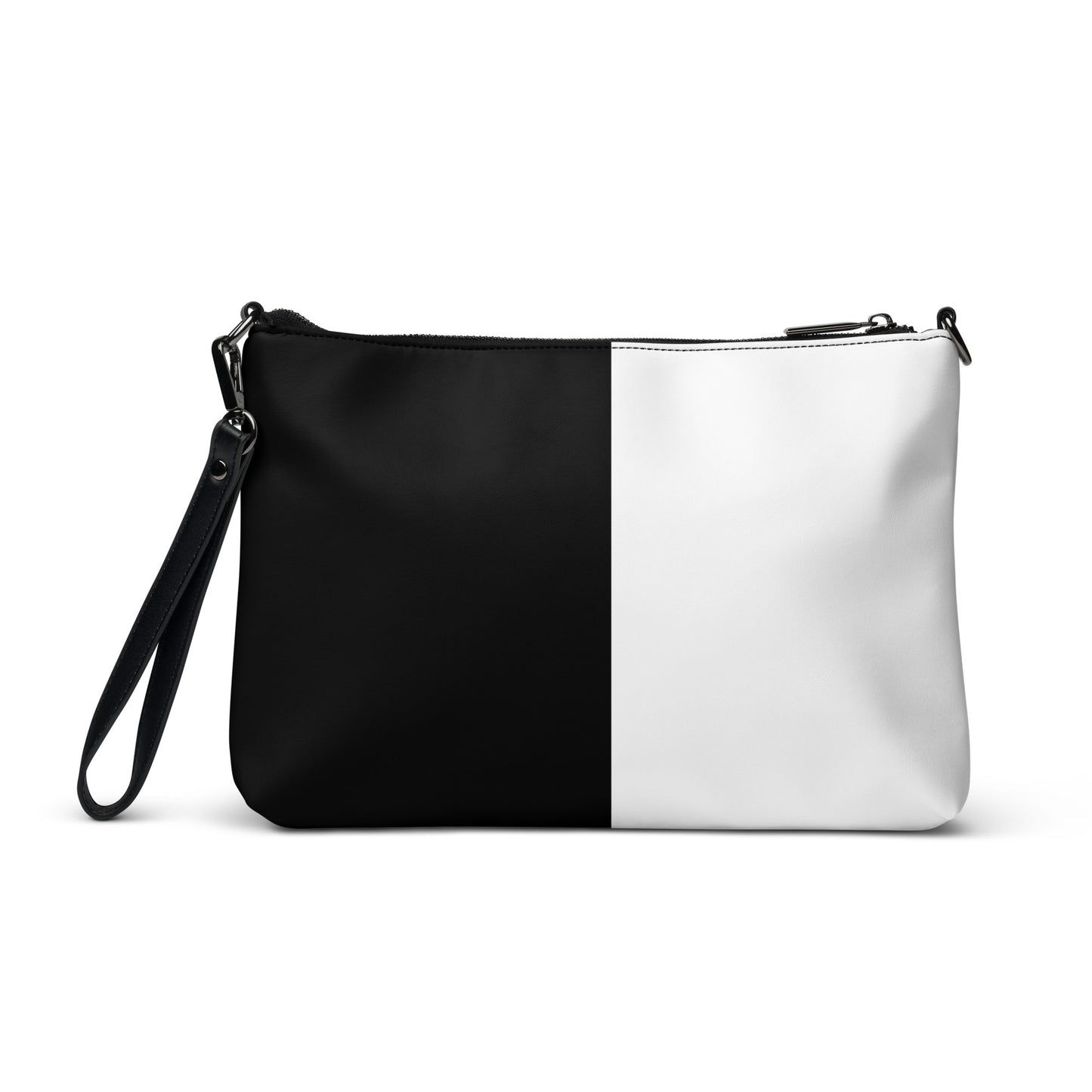 Black and White Crossbody Handbag