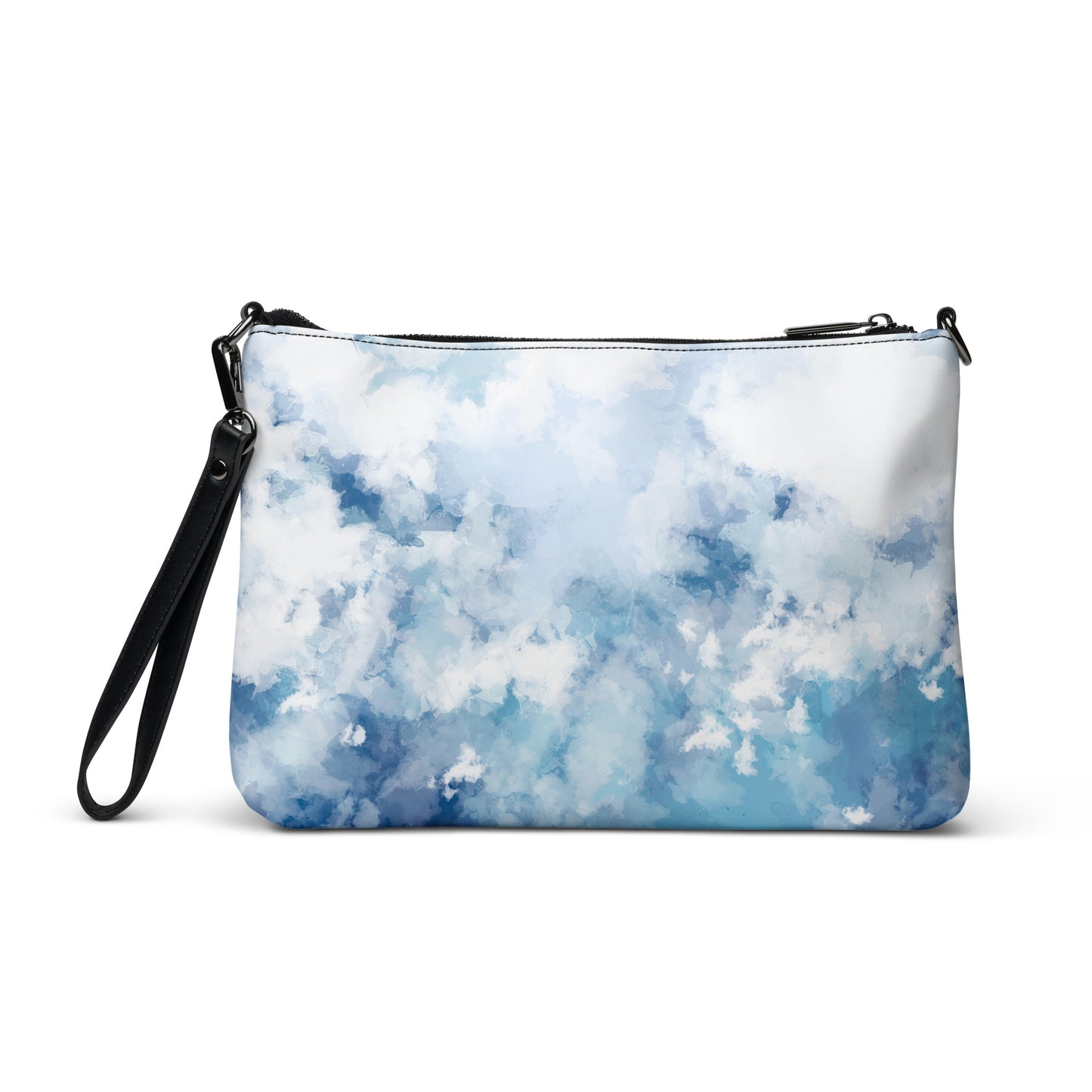 Blue Watercolor Crossbody Bag