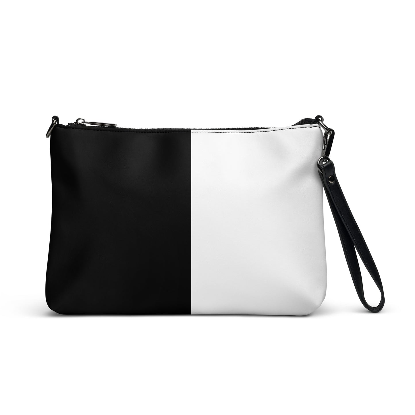 Black and White Crossbody Handbag