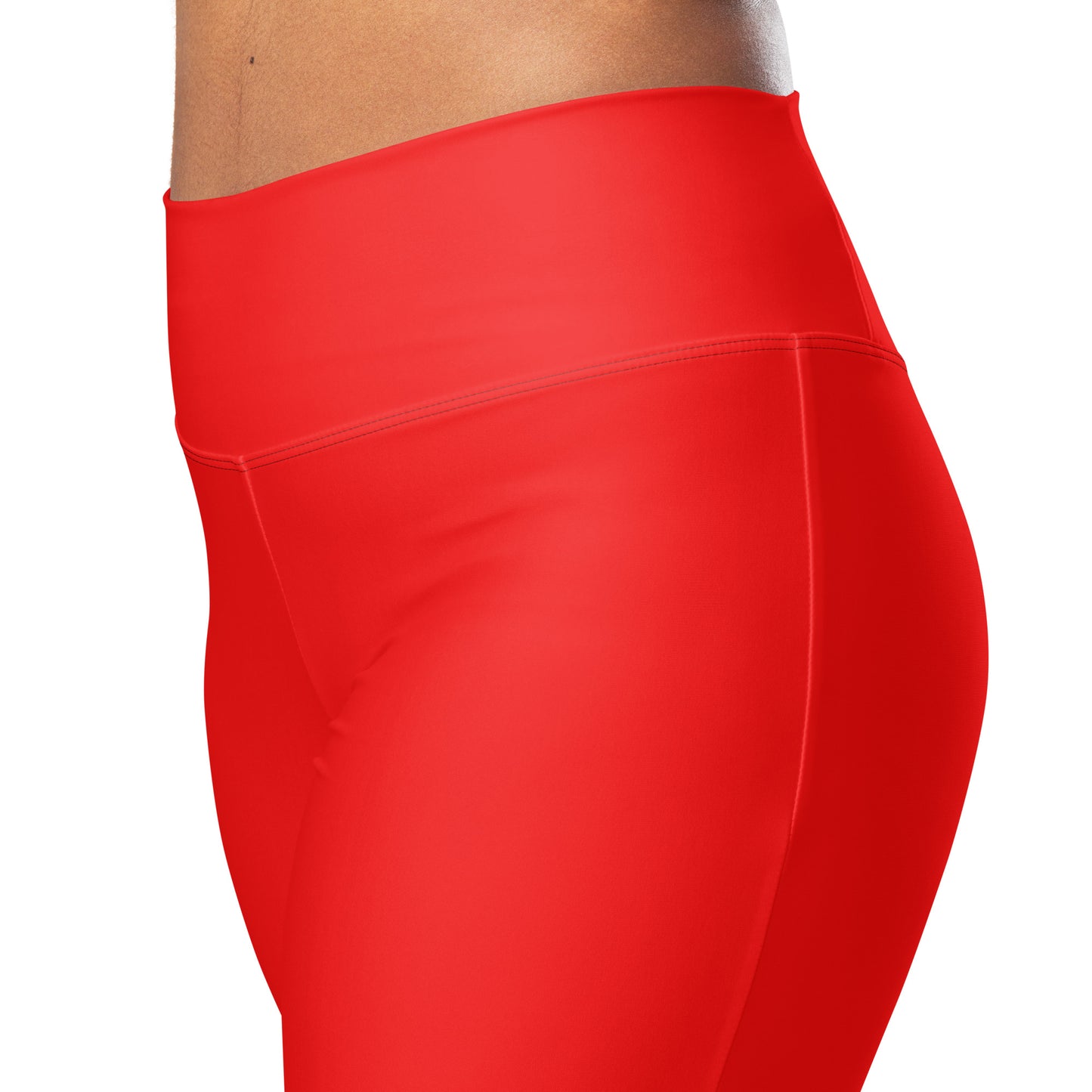 Red Flare Leggings