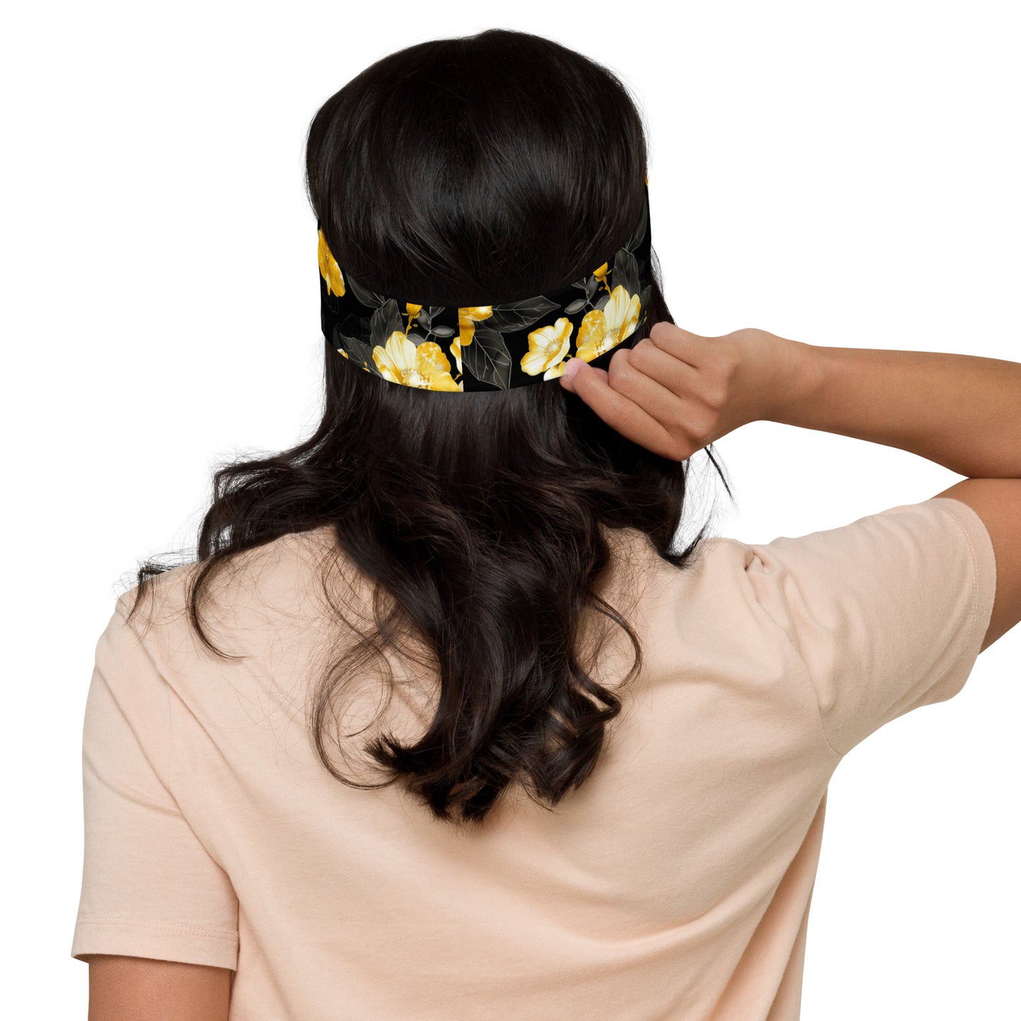 Black Floral Headband