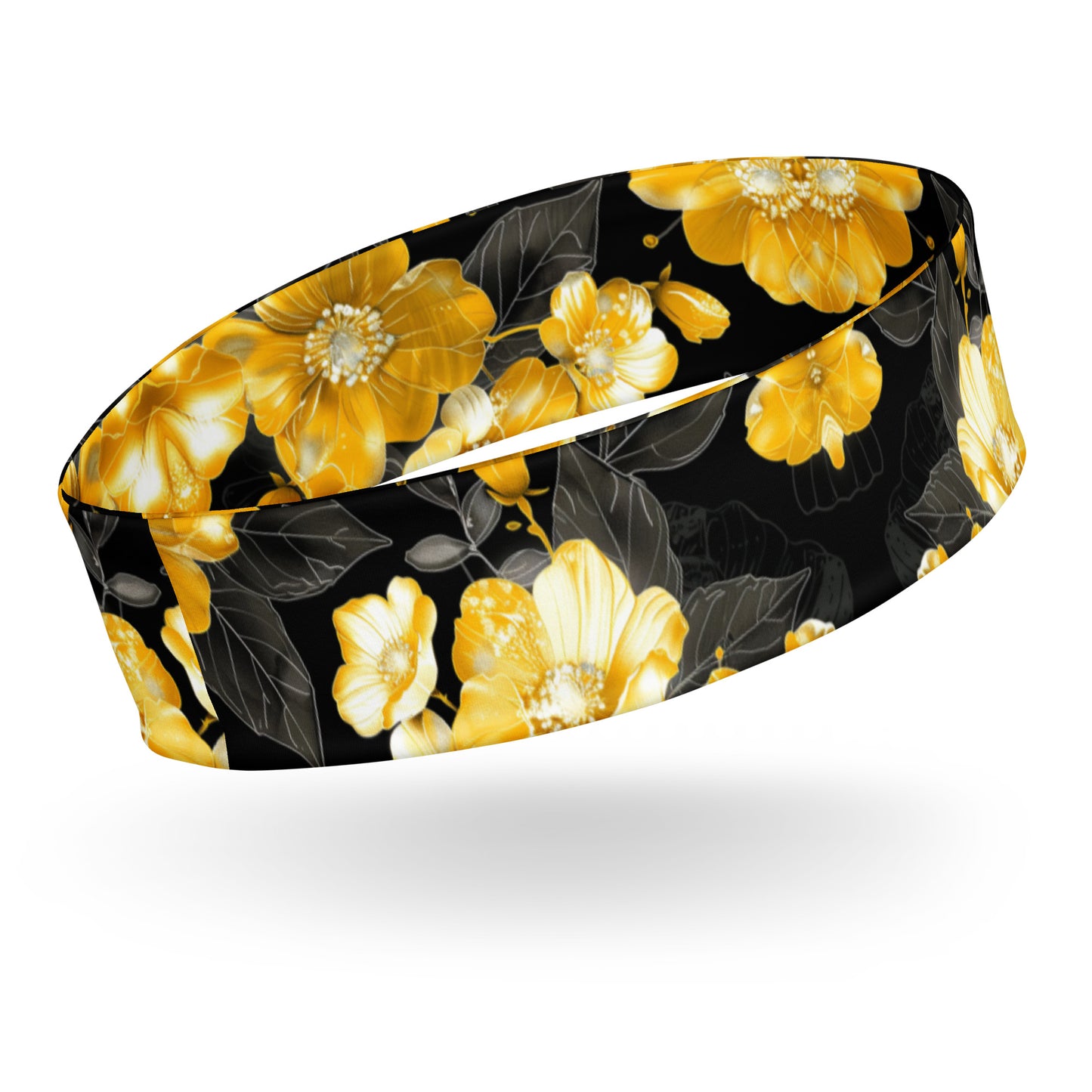 Black Floral Headband