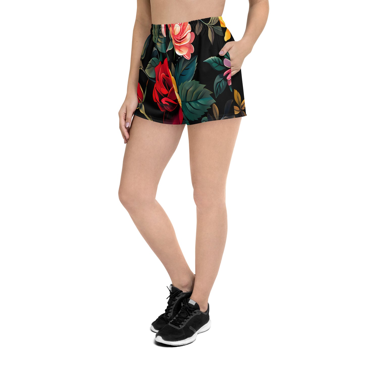 Floral Recycled Athletic Shorts