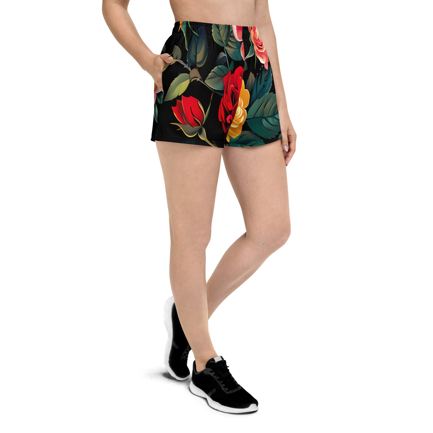 Floral Recycled Athletic Shorts