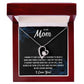 Forever Love Heart Necklace for Mom from Son | Cubic Zirconia Gift for Mother's Day, Birthday or Just Because