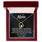 Forever Love Heart Necklace for Mom from Son | Cubic Zirconia Gift for Mother's Day, Birthday or Just Because
