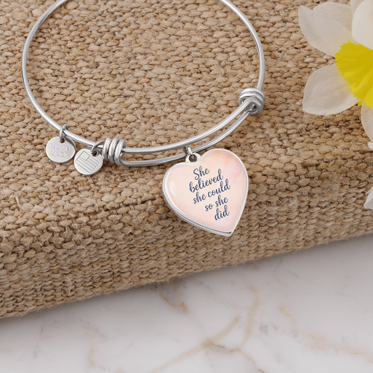 She believed she could so she did bracelet
