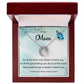 White Gold Lucky Necklace for Mom