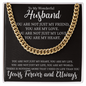 Gold Cuban Link Necklace for Husband