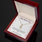 Mother's Day Gift of Love in Yellow & White Gold | From Your Loving Son or Daughter