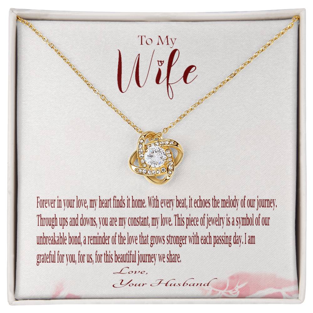 Forever Love Knot Necklace For Wife