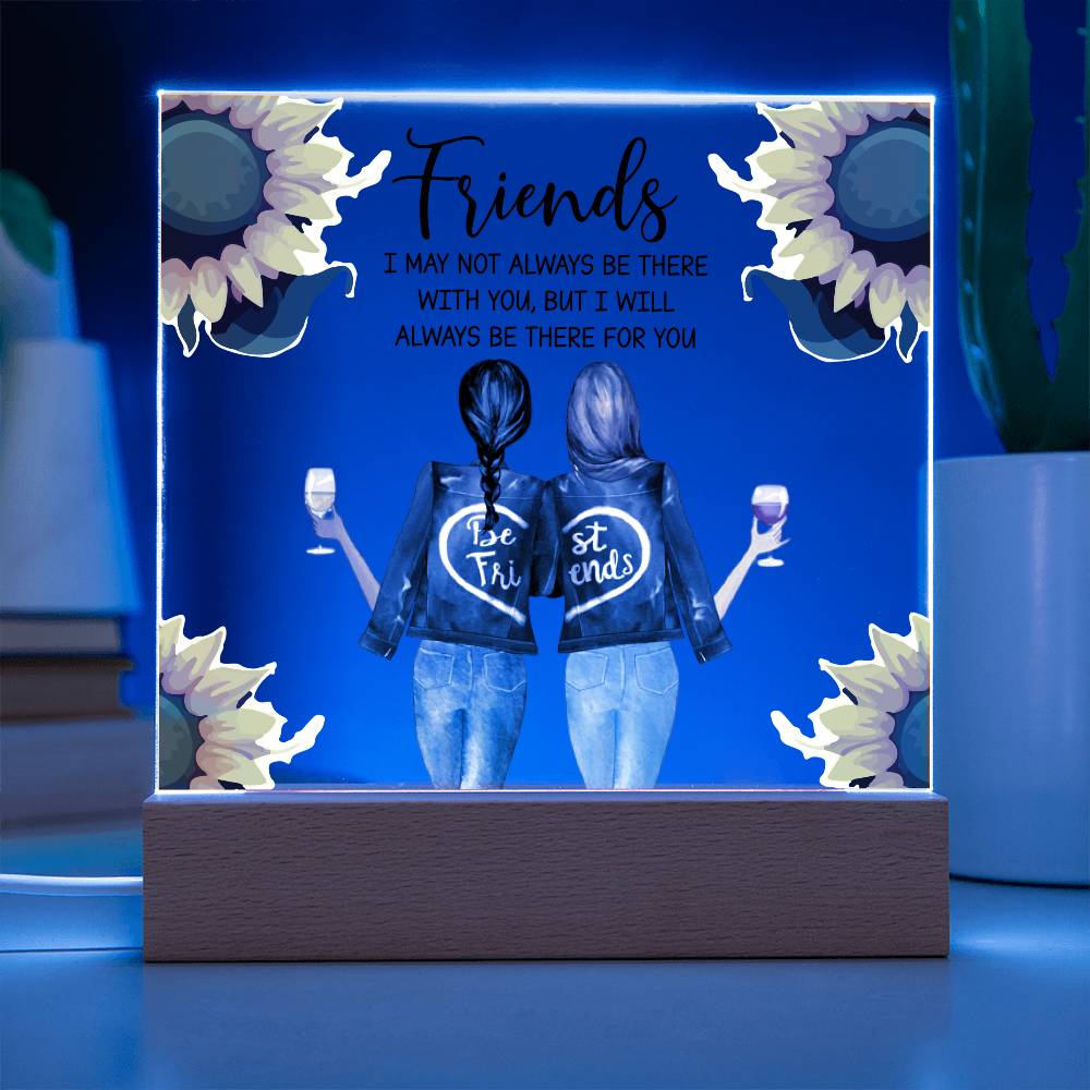 Best Friend Square Acrylic Plaque